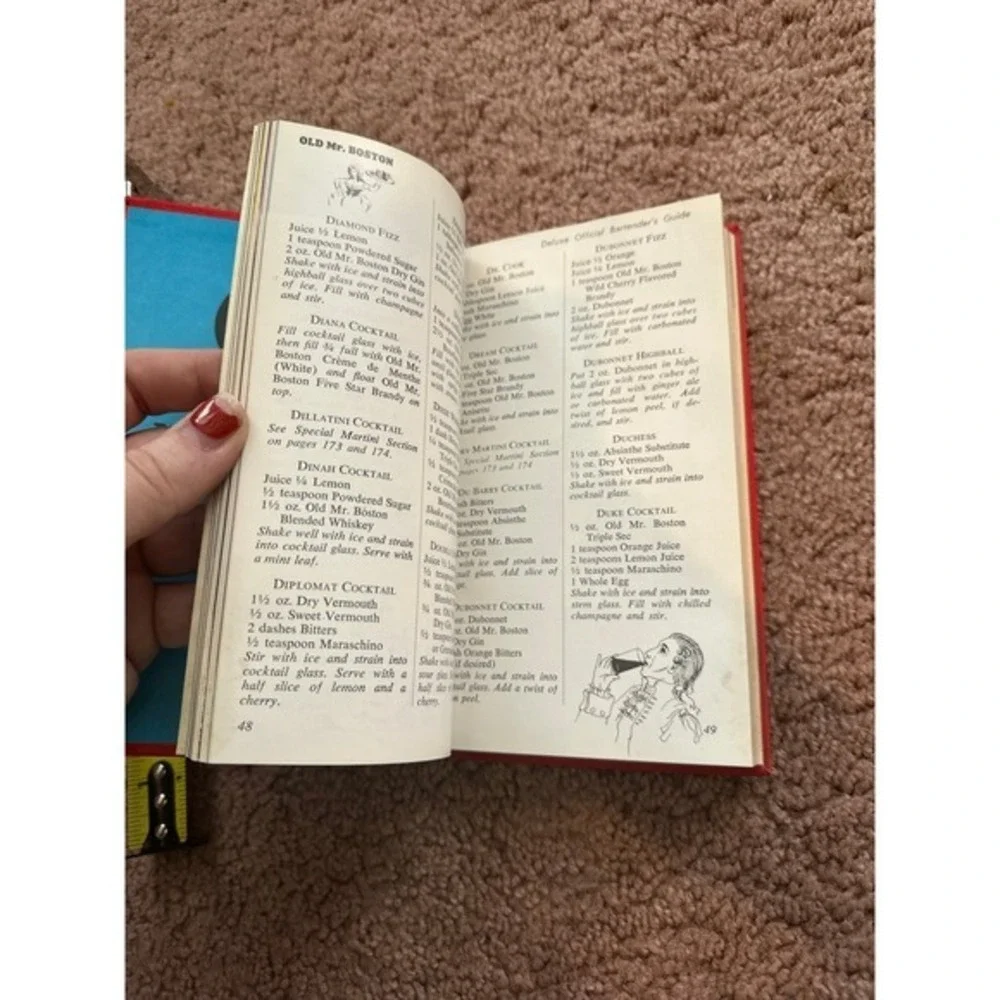Mr Boston‎ De Luxe Official Bartenders Guide Vintage Hardcover Cocktail Recipes